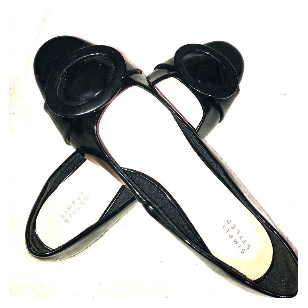 Black Simply Styled Size 10 Heels